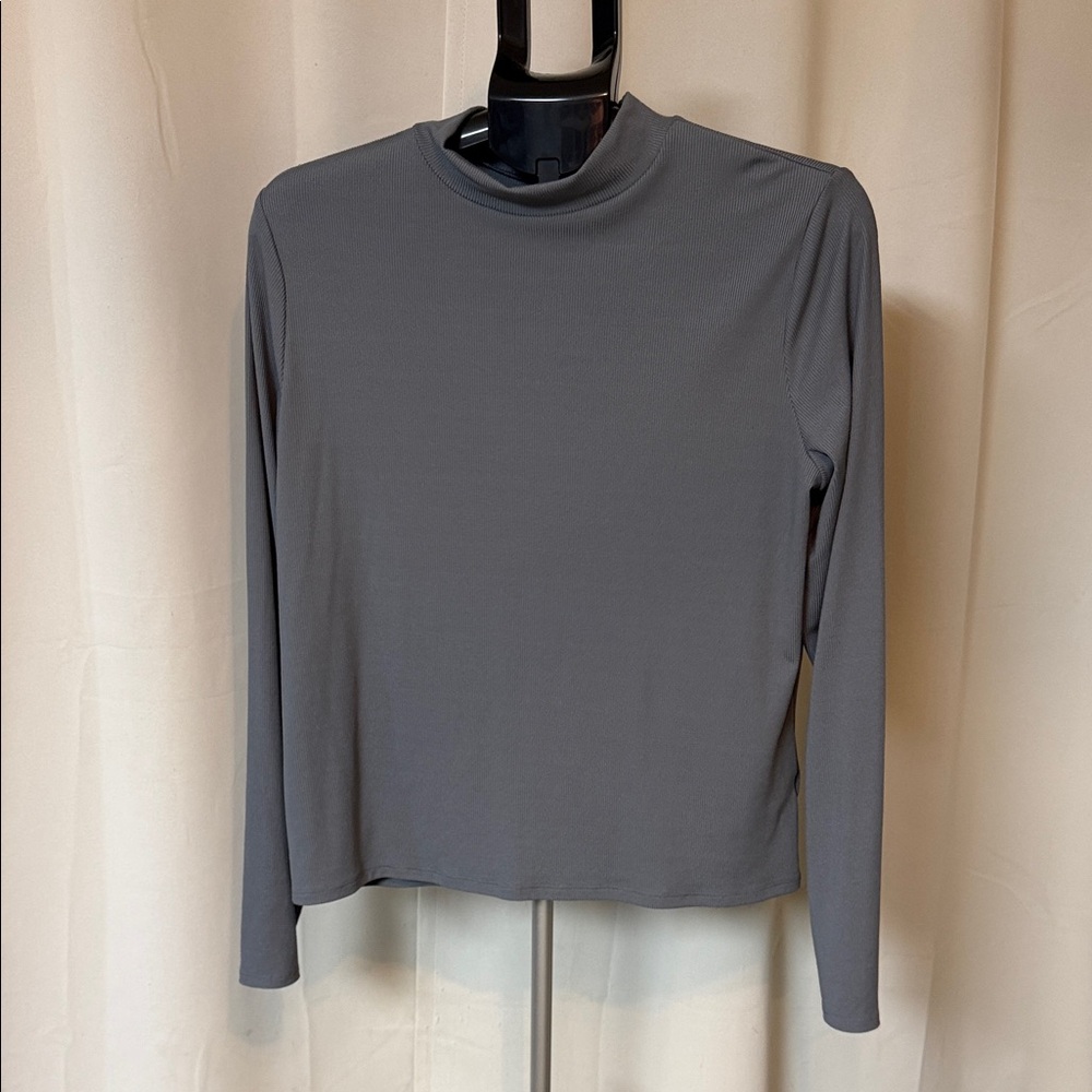 No Boundaries Charcoal Long Sleeve Women's Top